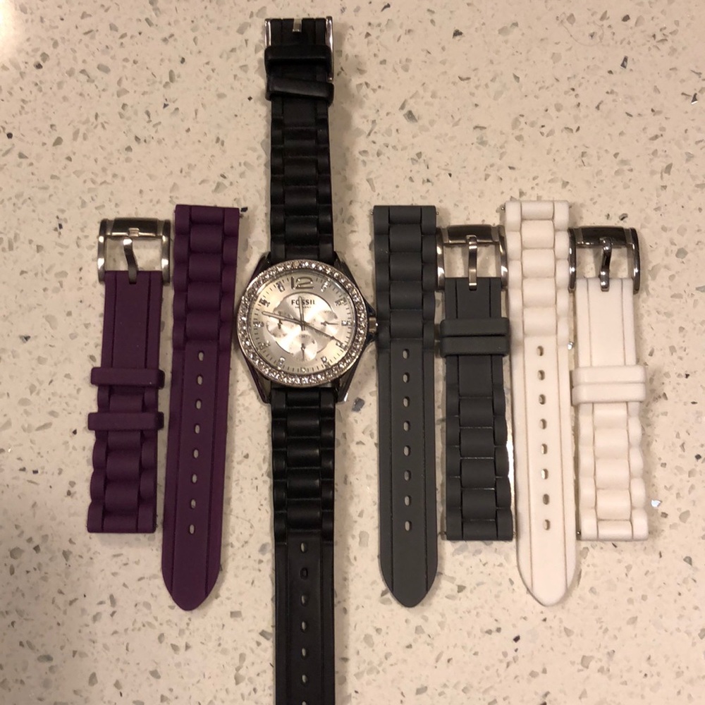 Fossil Watch with interchangeable bands!